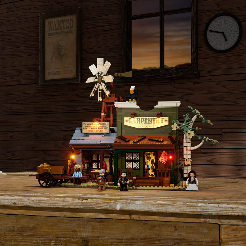 Lumibricks 14015 Westerntischlerei Western Carpentry Workshop