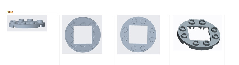WIPO Eintragung runde PLatte 4x4 mit Loch BlueBrixx