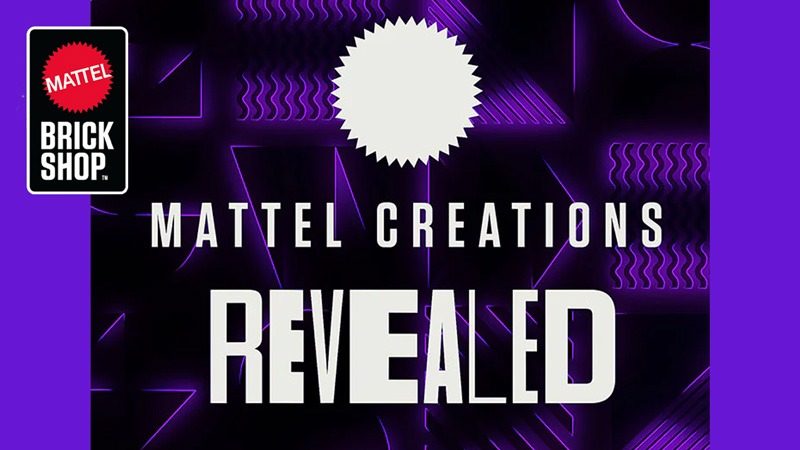 Mattel Creations Revealed Mattel Brick Shop Neuheiten Titel
