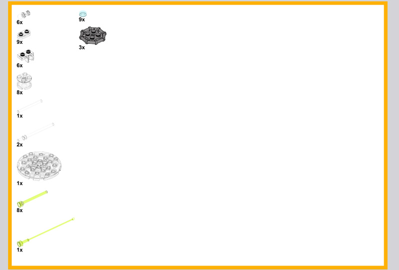 Modbrix Planetenzerstörer 109245 neues Set Teileliste