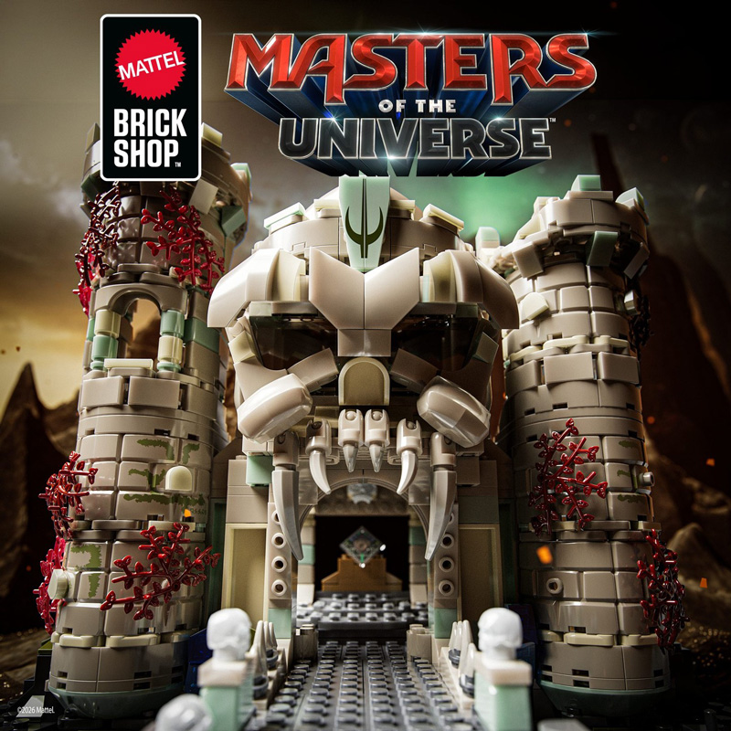 Mattel Brick Shop Masters of the Universe Castle Grayskull