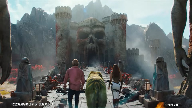 Mattel Brick Shop Masters of the Universe Castle Grayskull Filmausschnitt