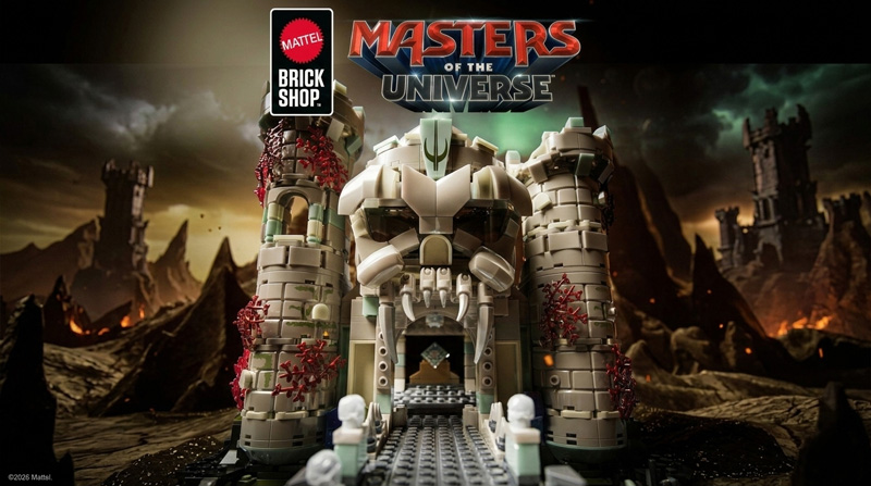 Mattel Brick Shop Masters of the Universe Castle Grayskull Titel