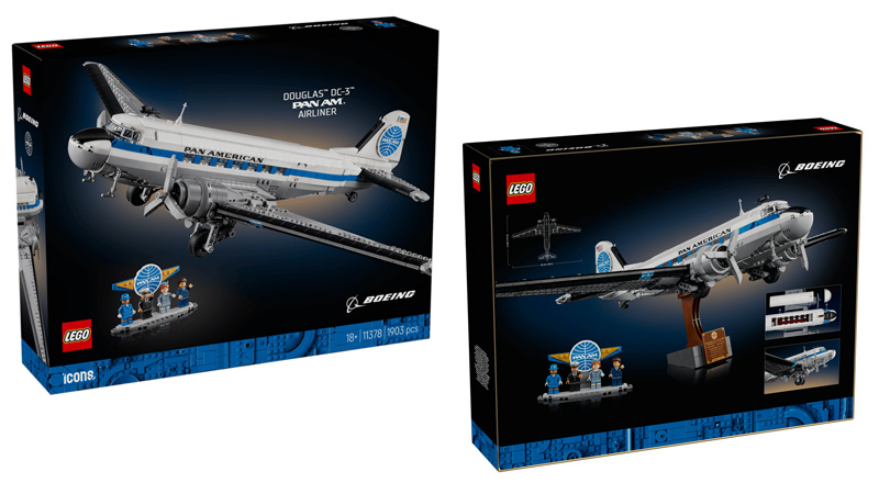 LEGO 11378 Douglas DC-3 PAN AM Box