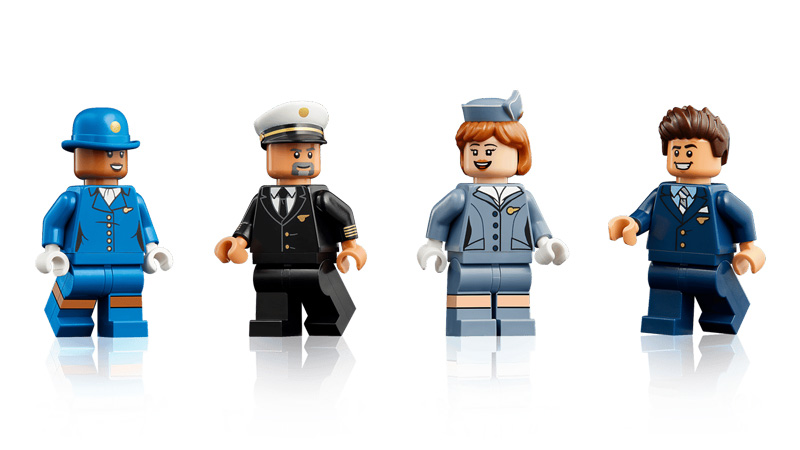 LEGO 11378 Douglas DC-3 PAN AM Minifiguren