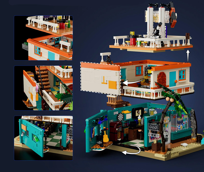 Lumibricks 18009 Moon Bar Set modular