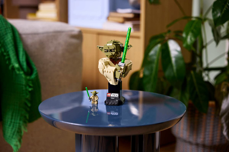 LEGO 75438 Yoda Büste Lifestyle