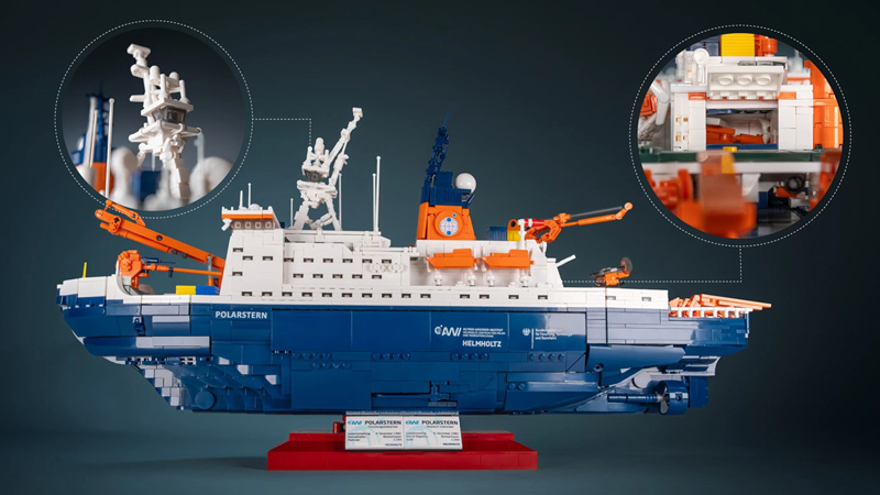 BlueBrixx Forschungseisbrecher Polarstern 108126 offiziell
