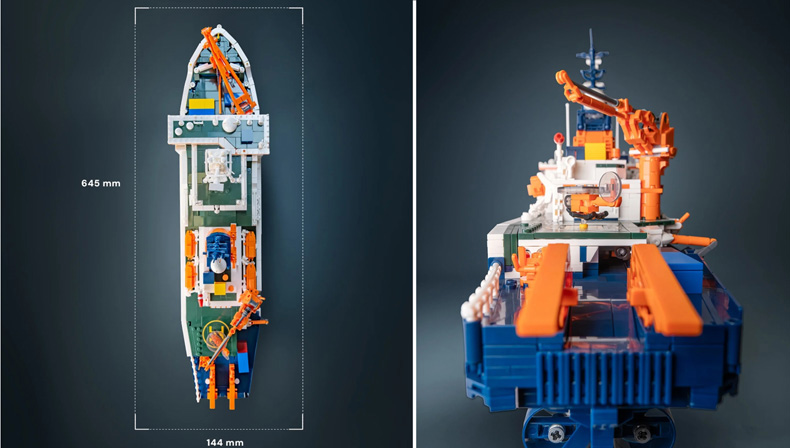 BlueBrixx Forschungseisbrecher Polarstern 108126 offiziell