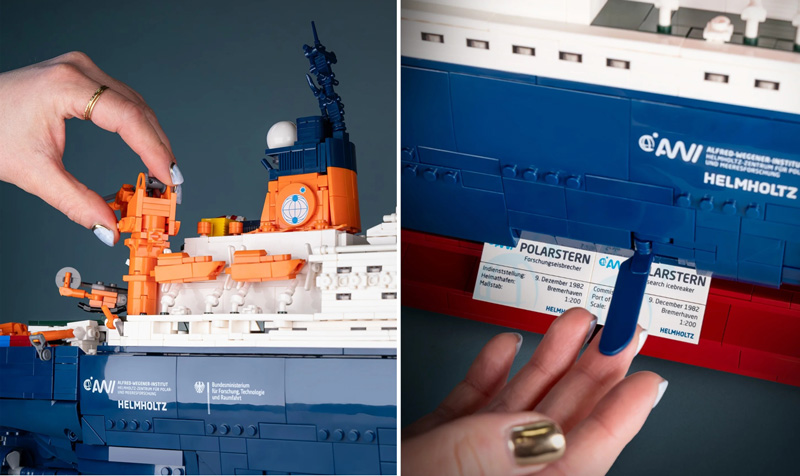 BlueBrixx Forschungseisbrecher Polarstern 108126 offiziell