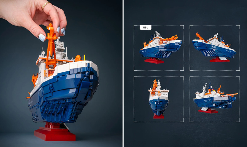 BlueBrixx Forschungseisbrecher Polarstern 108126 offiziell