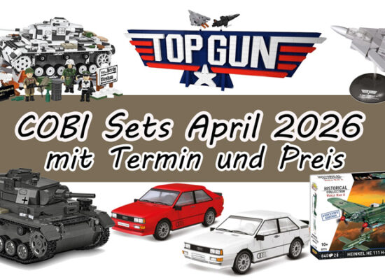 Neue Sets von COBI für April 2026 (Update)