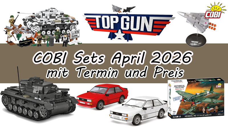COBI Sets April 2026 Titel