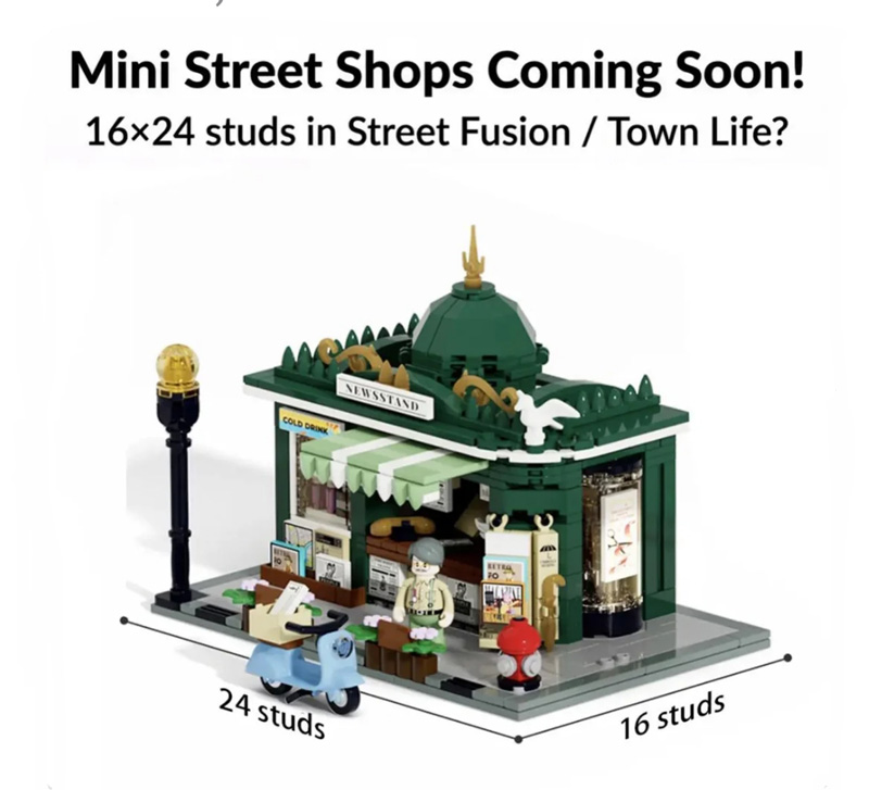 Funwhole Lumibricks F9023 Newsstand Teaser