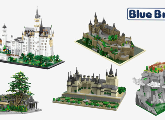 BlueBrixx Burg Hohenzollern, Schloss Neuschwanstein in Mediumgröße und weitere Architektursets bestellbar
