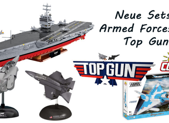 COBI Katalog 2026/1 Neuheiten: Armed Forces und Top Gun (#101)