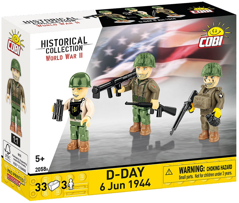 COBI 2058A D-Day 6 June 1944 Minifiguren
