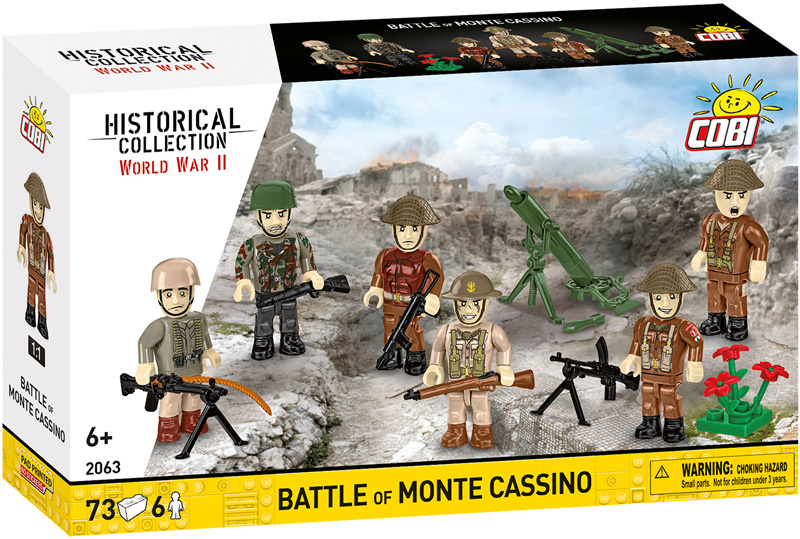 COBI 2063 Battle of Monte Cassino Minifiguren