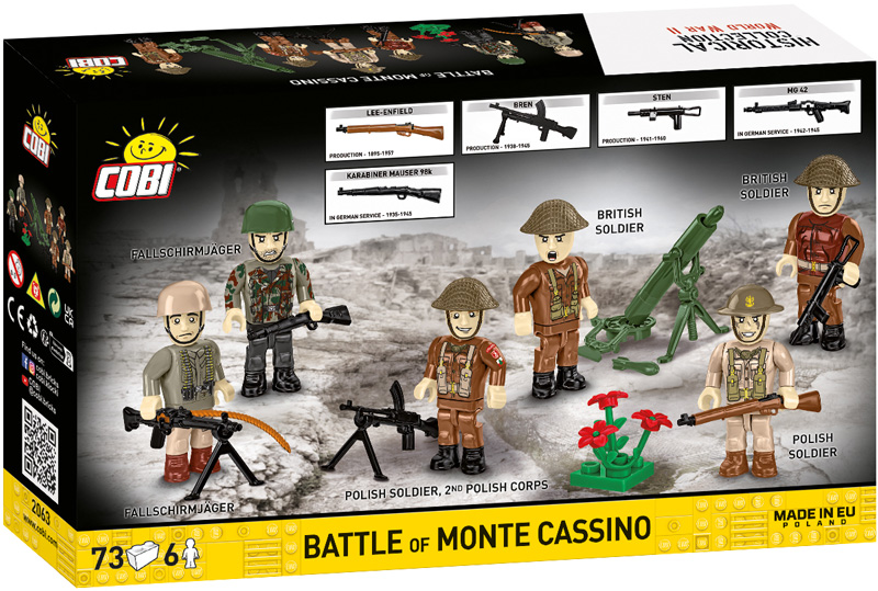COBI 2063 Battle of Monte Cassino Minifiguren