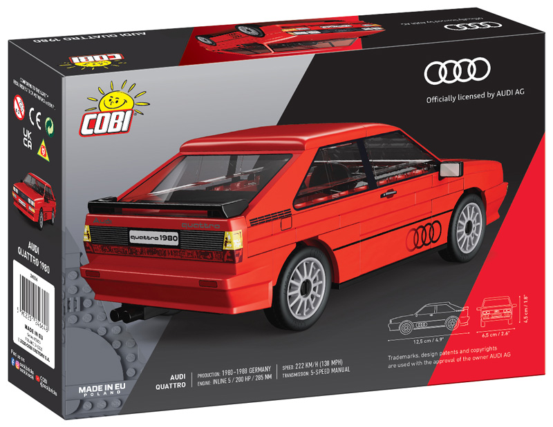 COBI 24664 Audi Quattro (1980) Box