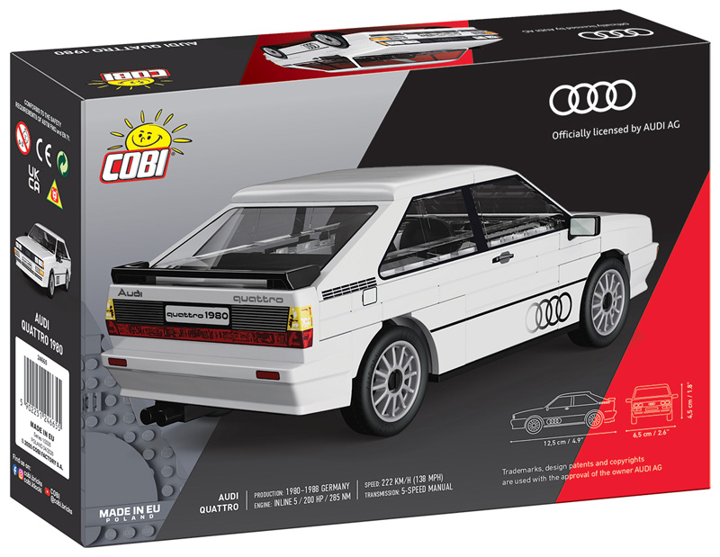 COBI 24665 Audi Quattro (1980)