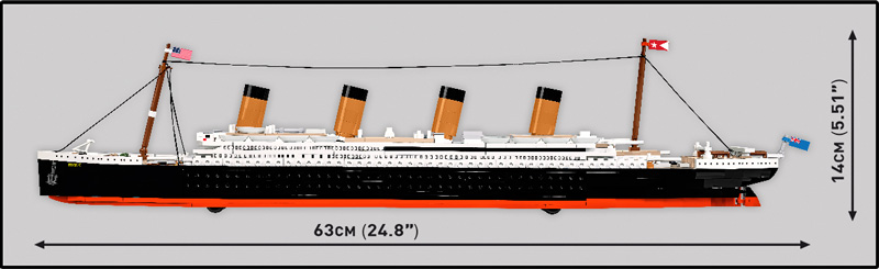 COBI RMS Titanic 1688