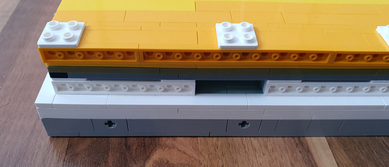 Lumibricks Weizenfeld mit Zypressen 21001 Aufbau Baufortschritt