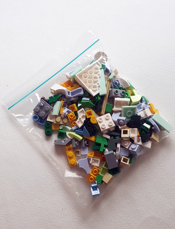 Lumibricks Weizenfeld mit Zypressen 21001 restliche Teile