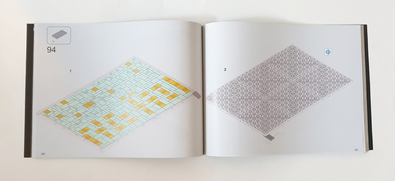 Lumibricks Weizenfeld mit Zypressen 21001 Aufbau