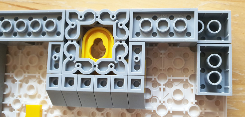 Lumibricks Weizenfeld mit Zypressen 21001 Aufbau