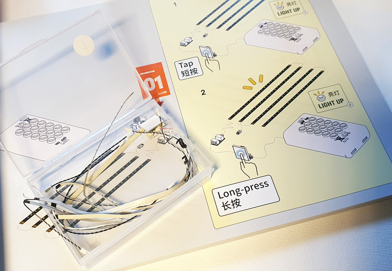 Lumibricks Weizenfeld mit Zypressen 21001 Aufbau Beleuchtung