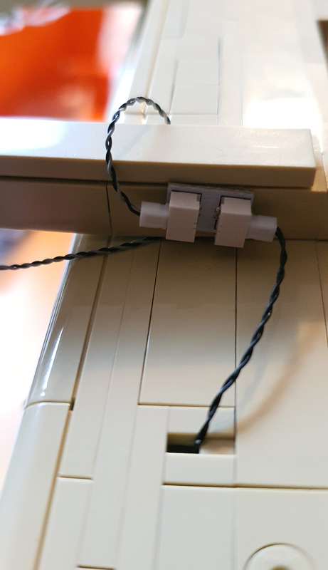 Lumibricks Weizenfeld mit Zypressen 21001 Aufbau Beleuchtung