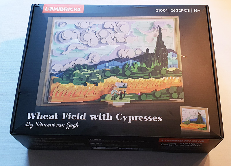 Lumibricks Weizenfeld mit Zypressen 21001 Aufbau Box