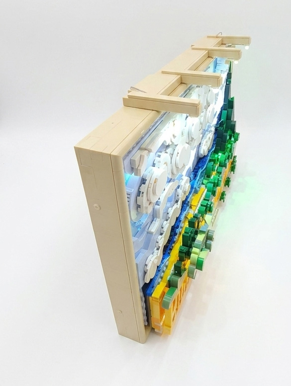 Lumibricks Weizenfeld mit Zypressen 21001 gebaut