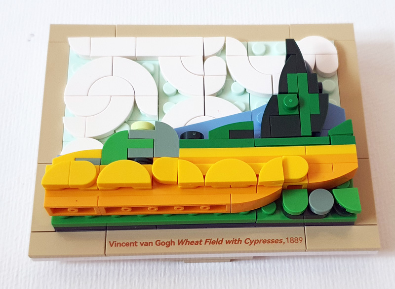 Lumibricks Weizenfeld mit Zypressen 21001 gebaut Minibild