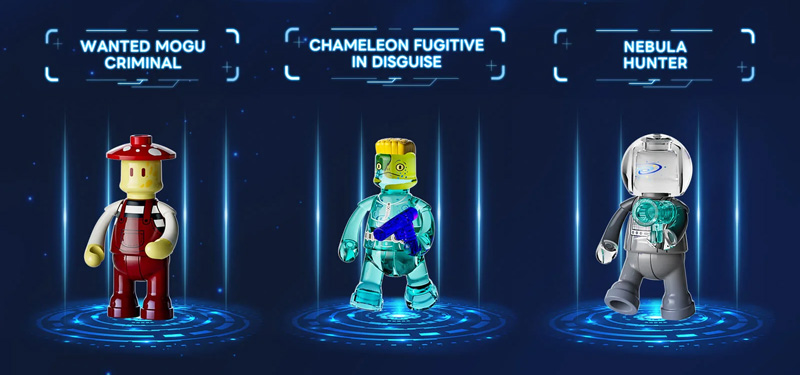 Lumibricks Minifiguren Alien Hunter