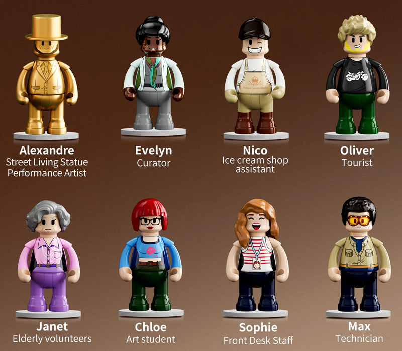 Lumibricks Minifiguren Art Gallery