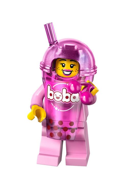 LEGO Minifiguren 29 71052 Bubble Tea Fan