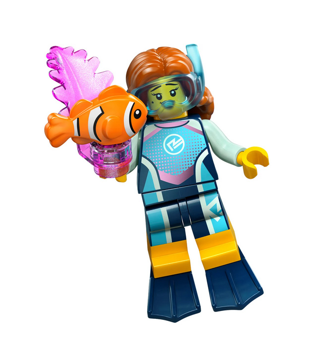 LEGO Minifiguren 29 71052 Meeresbiologin