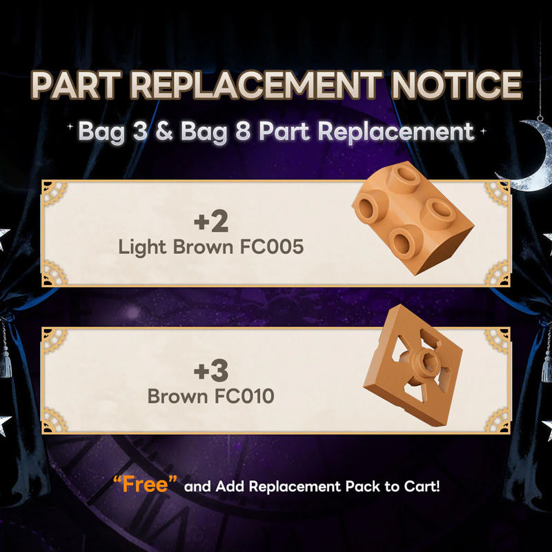 Lumibricks 11017 Steampunk Time Opera House Fehlteile