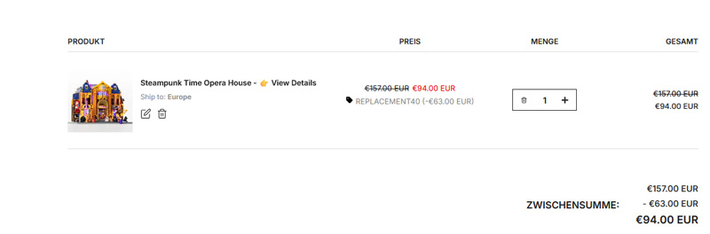 Lumibricks 11017 Steampunk Time Opera House Rabatt