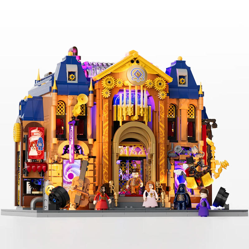 Lumibricks 11017 Steampunk Time Opera House Details