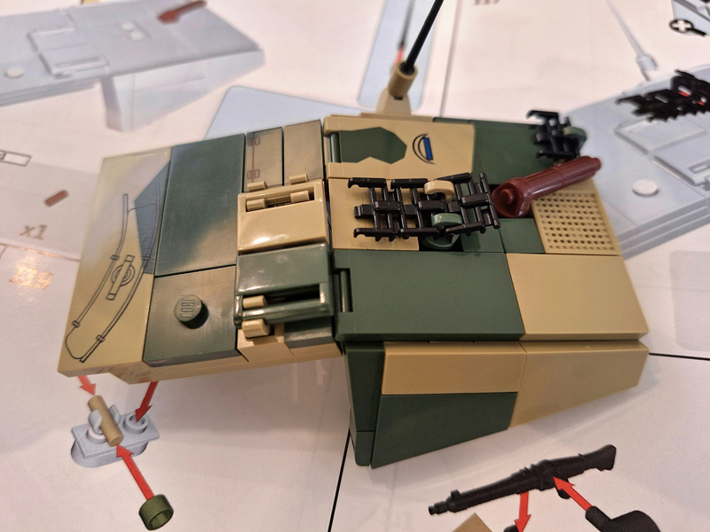 COBI Jagdpanzer 38(t) "Chwat" (Brave) 2670 Aufbau Schritt 117