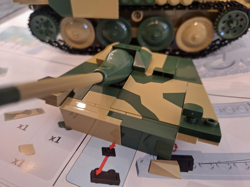 COBI Jagdpanzer 38(t) "Chwat" (Brave) 2670 Aufbau Schritt 95