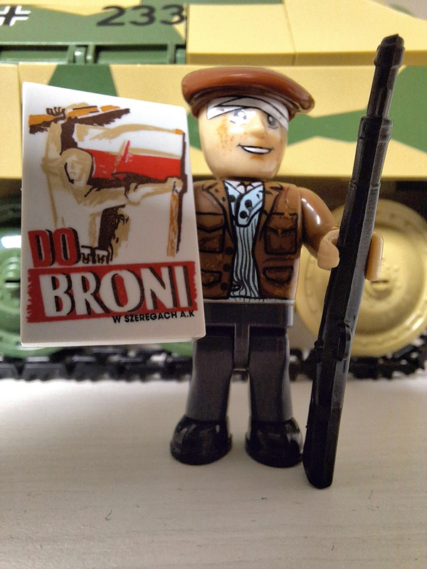 COBI Jagdpanzer 38(t) "Chwat" (Brave) 2670 Minifigur