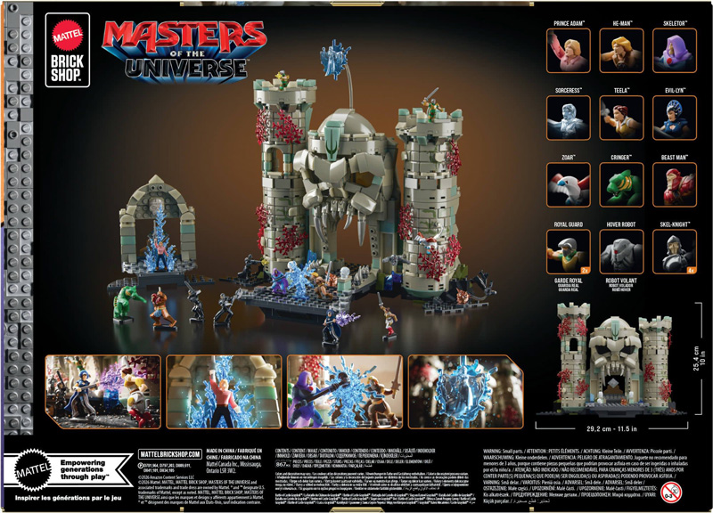 Mattel Brick Shpp Castle Grayskull JMB32