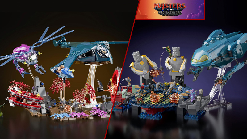 Mattel Brick Shop Masters of the Universe Attack of the Collector (JMB30) Eternia Flight Fight (JNF83) Titel