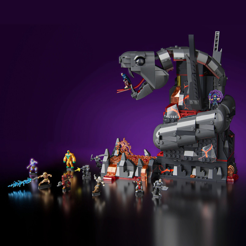 Mattel Brick Shop Masters of the Universe Clash at Snake Mountain JMB31