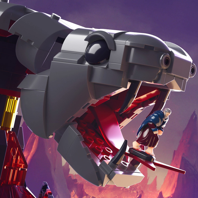 Mattel Brick Shop Masters of the Universe Clash at Snake Mountain JMB31