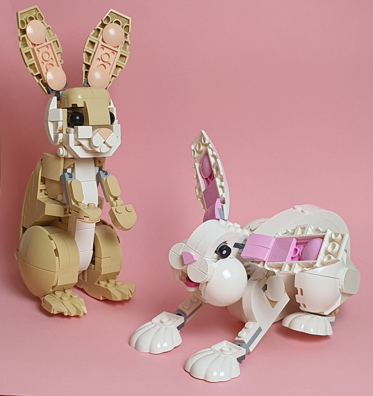 LEGO Creator Häschen 31162 Vergleich 31133